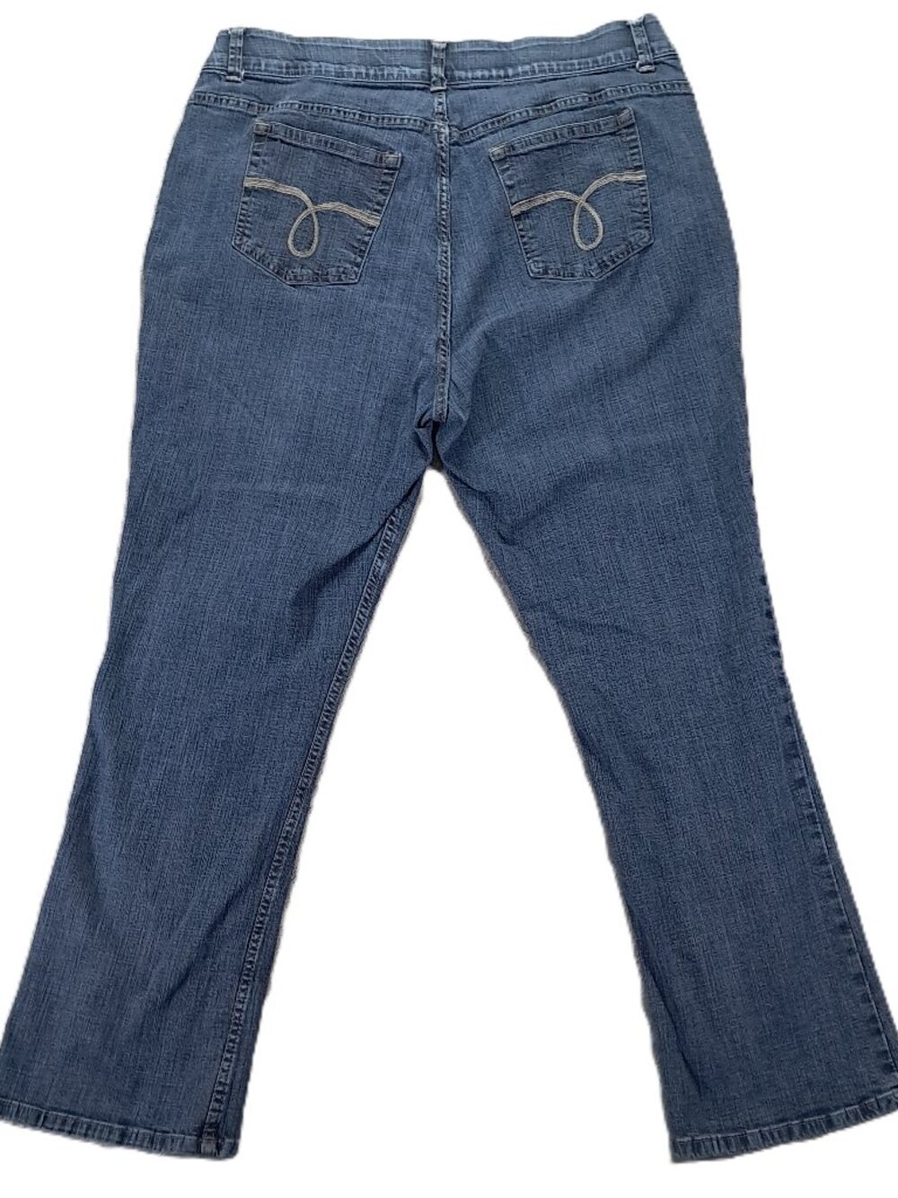 Lee Riders Jean Women Plus 39x29, Tag 20W Midrise Bootcut Blue Denim Stretch